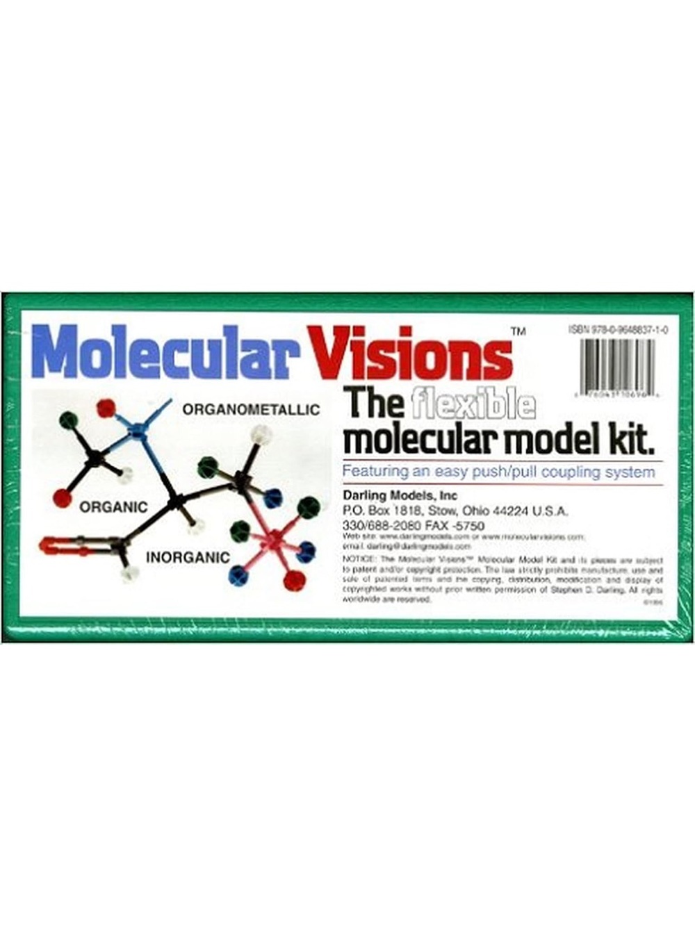 Molecular Model Kit organic inorganic Organometallic NEW!